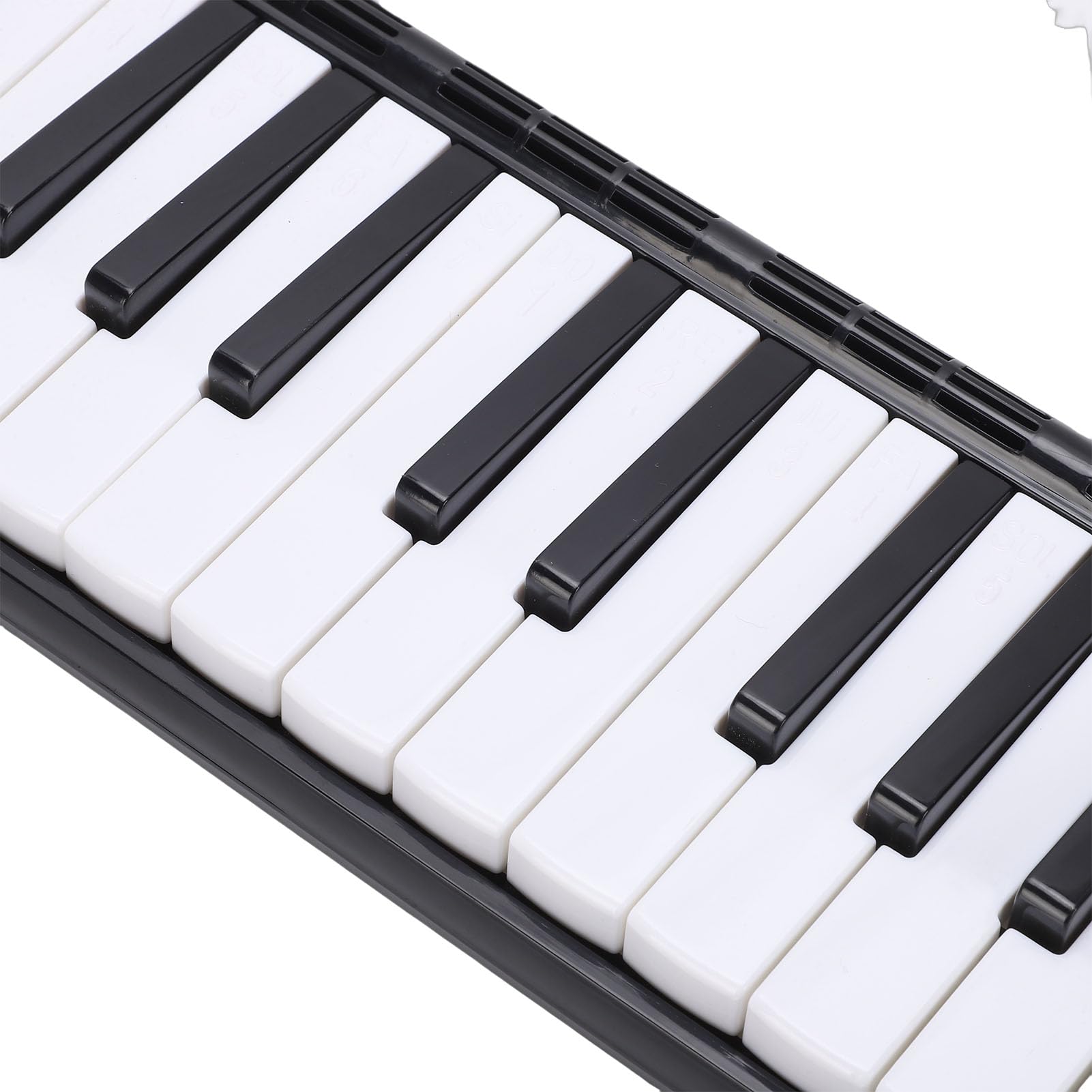 Keenso Instrumento de Piano de Aire ABS Portátil Melodica de 37 Teclas, Ideal para Principiantes y Niños, Incluye Estuche de Transporte y Boquilla de Repuesto