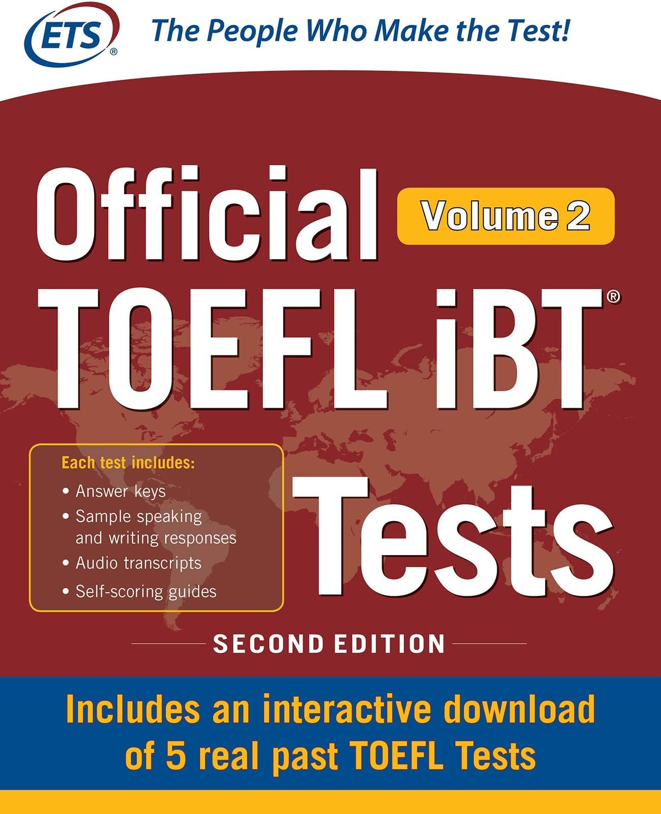 Official TOEFL iBT Tests Volume 2, Second Edition