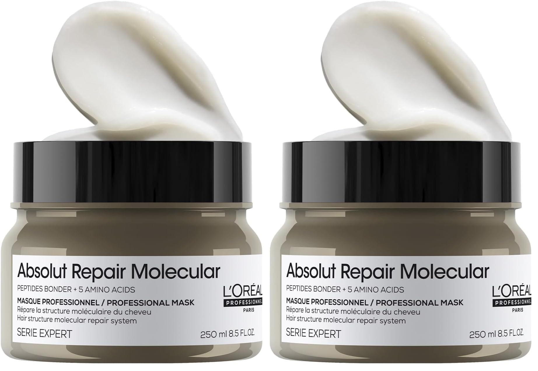 L'Oréal Professionnel Absolut Repair Molecular Deep Repairing Rinse-off Cream Mask for Damaged Hair - 250 ml | Repairs Very Damaged Hair and Restores Strength With 2% Peptides Bonder & 5 Amino Acids-image-15