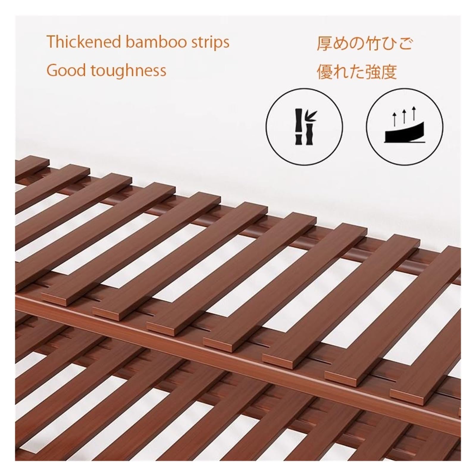 Schuhregal aus natürlichem Bambus, faltbar und platzsparend (5 Etagen, 70 cm), keine Montage erforderlich, perfekt für Eingangsbereich und Camping, stilvolles braunes Design
