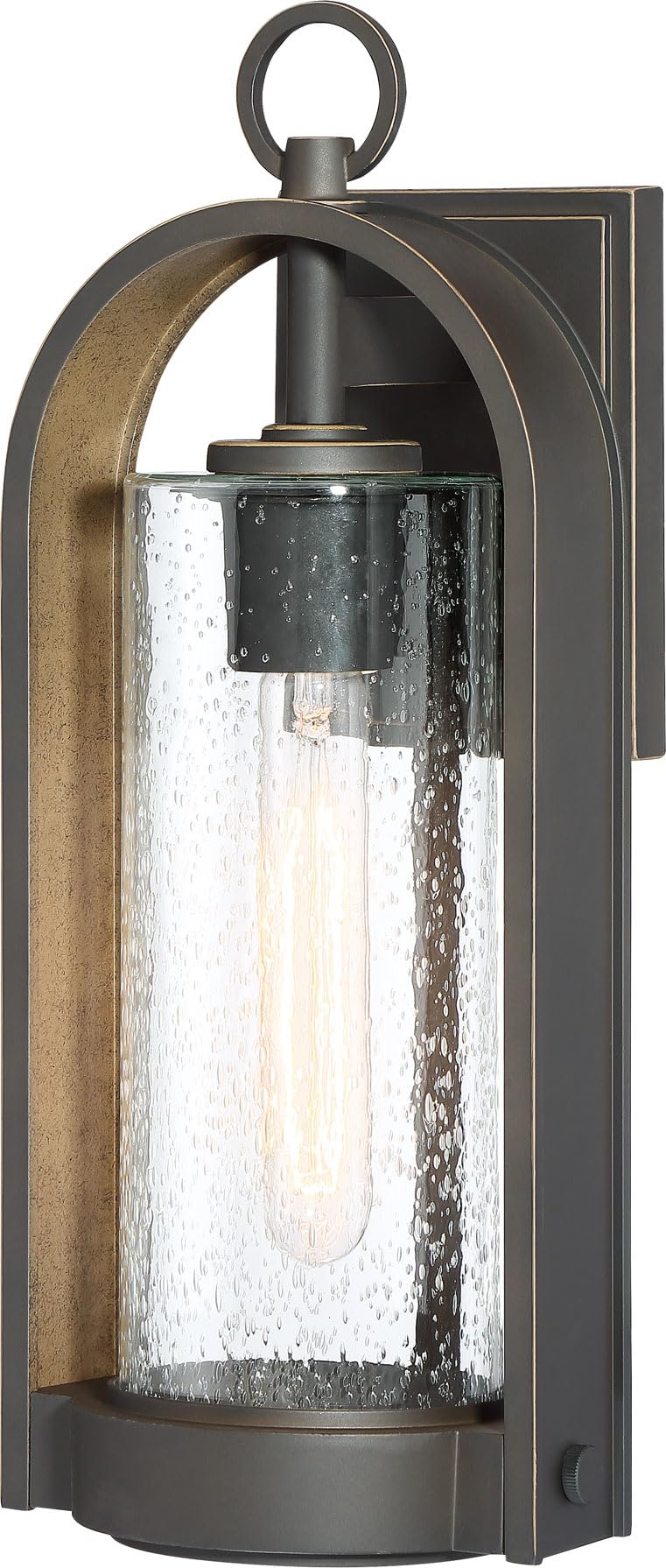 Minka Lavery Outdoor Wall Light 72452-143C Kamstra Exterior Wall Lantern, 1-Light 60 Watts, Oil Rubbed Bronze