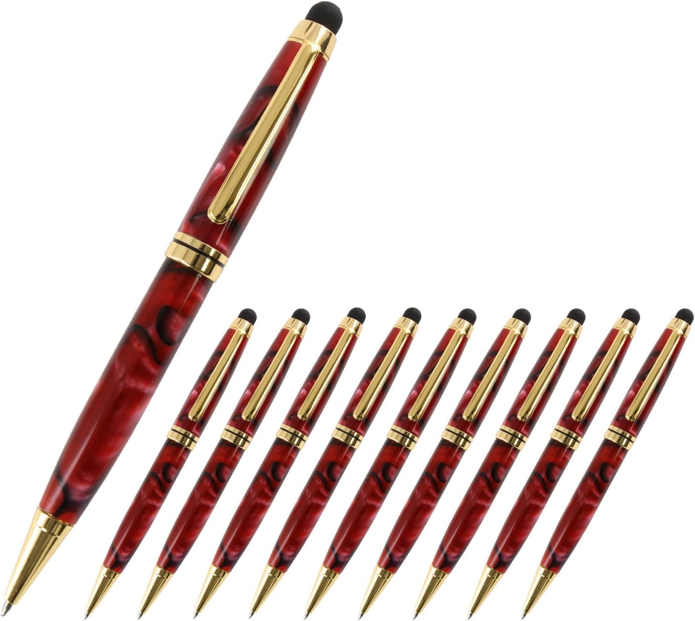 European Touch Pen Kit - Gold, 10 Pack