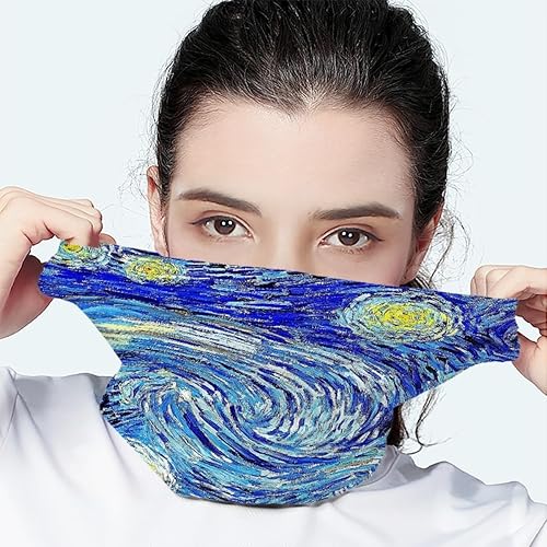 Miniatura 6 de KIDVOVOU Bandana con estampado 3D para hombre y mujer, máscara facial con protección solar UV, pasamontañas, polaina, bufanda, bufanda, para