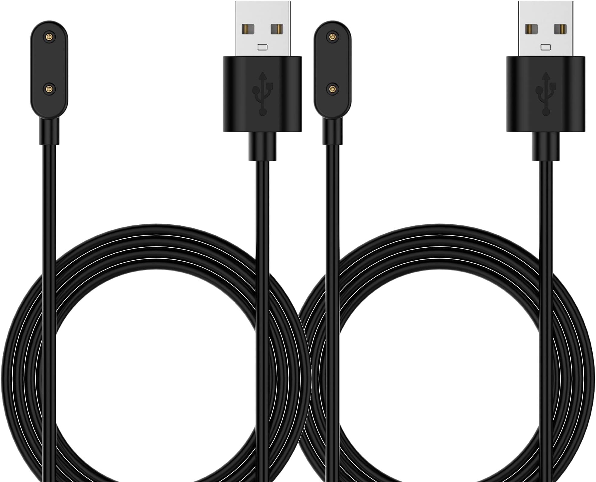 Charger Compatible with Huawei Watch Fit Charger,3.3ft 100CM USB Charging Cable Charger Cradle Dock for Huawei Watch Fit/Band 6/Honor Band 6/Watch EX(Black+Black)