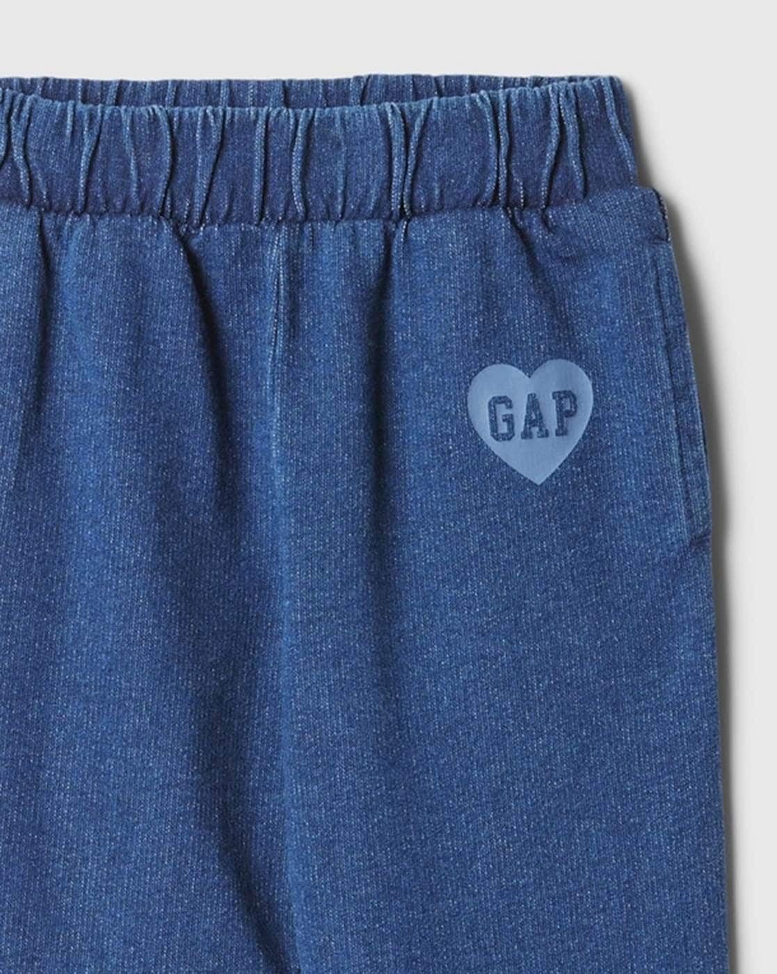 GAP Baby Girl's Relaxed Track Pants (442588543_Blue - Image 3 thumbnail