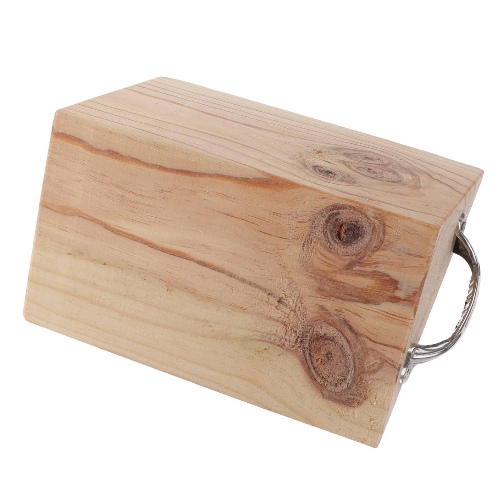 Cale de roue authentique en bois dur pour camion avec finition beige stabilisatrice