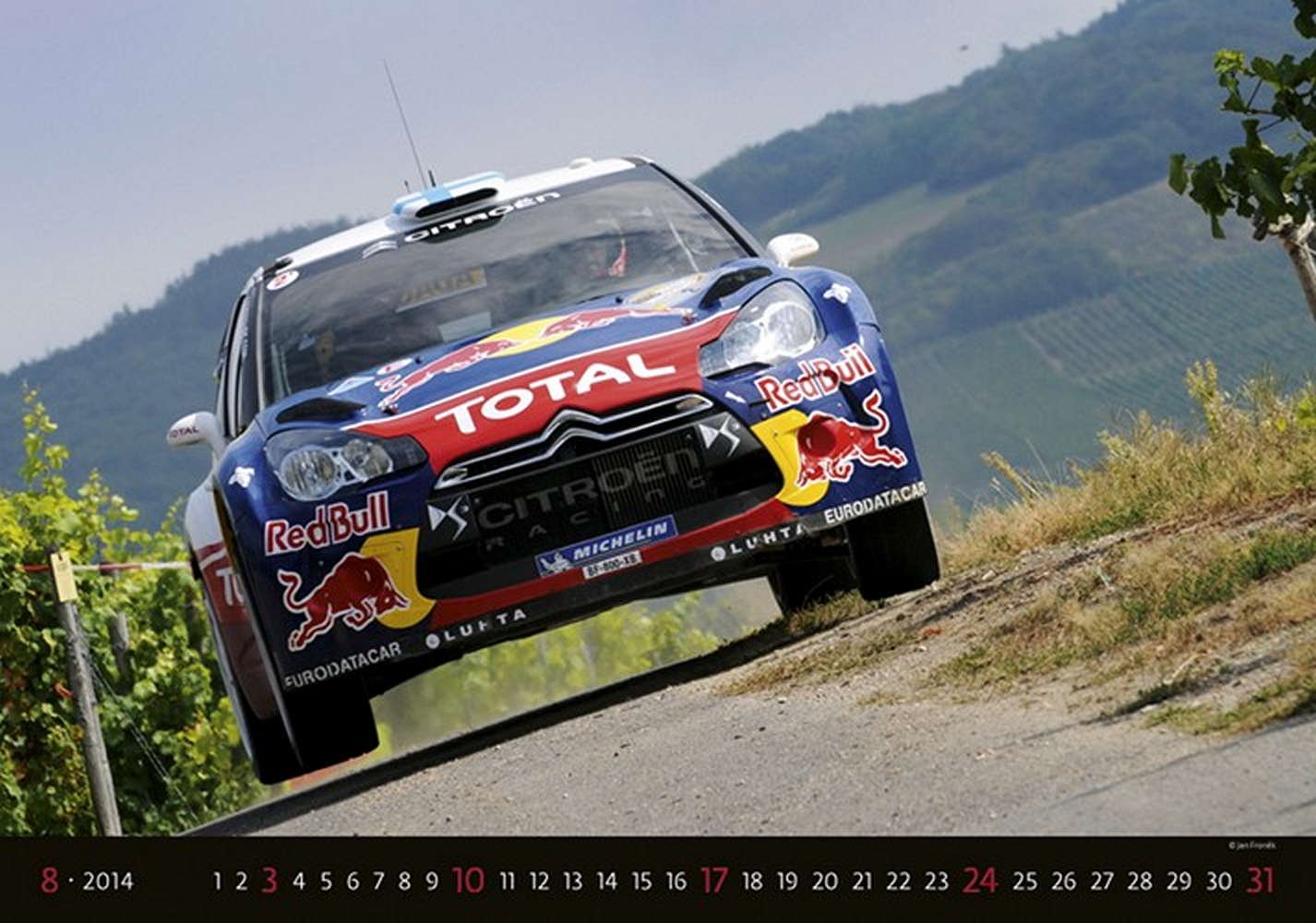 Samochody 2014 kalendarz ścienny
