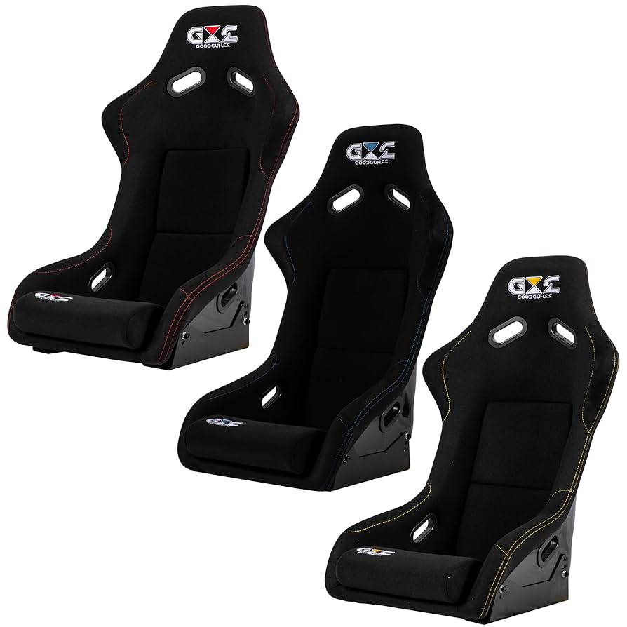 TND フルバケットシート SET売り Amazon | GOODGUN 標準生地フルバケットシート (レッドステッチ