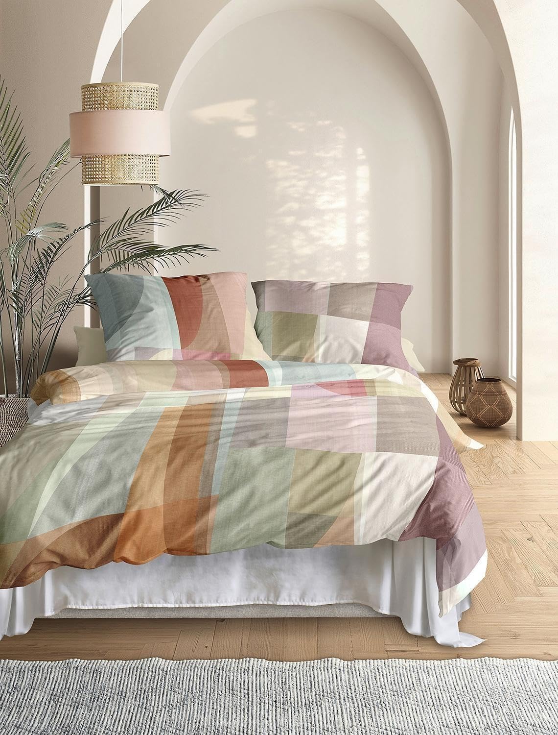 Irisette Mako-Satin Bettwäsche Wave 8592 Multi