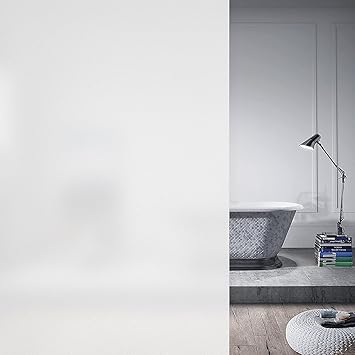 ELECSA Frosted Home Office Films Privacy Window Stickers Self Static Cling Vinyl Glass Film Decorations for Bathroom Office Meeting Room (24 X 48 Inch dot)