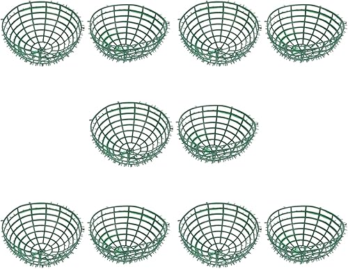 Plantas artificiales, plantas artificiales, jaula de soporte de topiario, 5 piezas, estante de plástico para hacer flores, para jardín, boda,