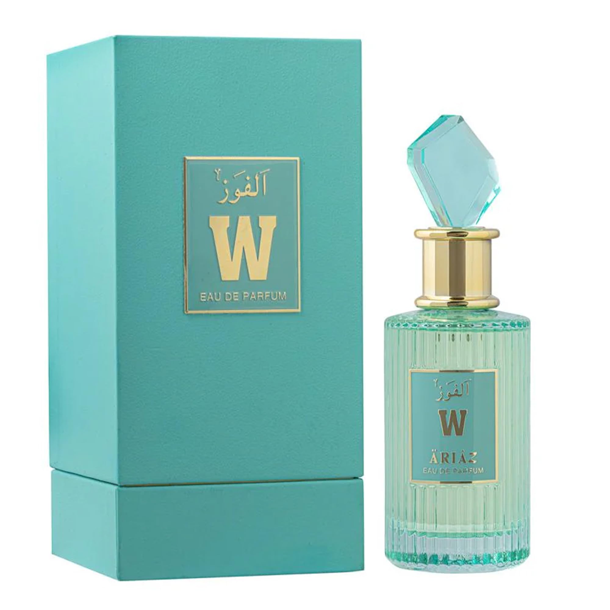 ARIAZ W (Win) Eau De Parfum for Women - A Clean Floral Fragrance with Bergamot, Orange Blossom, Jasmine, Vanilla & White Musk - Long Lasting Oil Based & Phthalate Free Perfume - 3.4 Oz Fresh Floral Musk