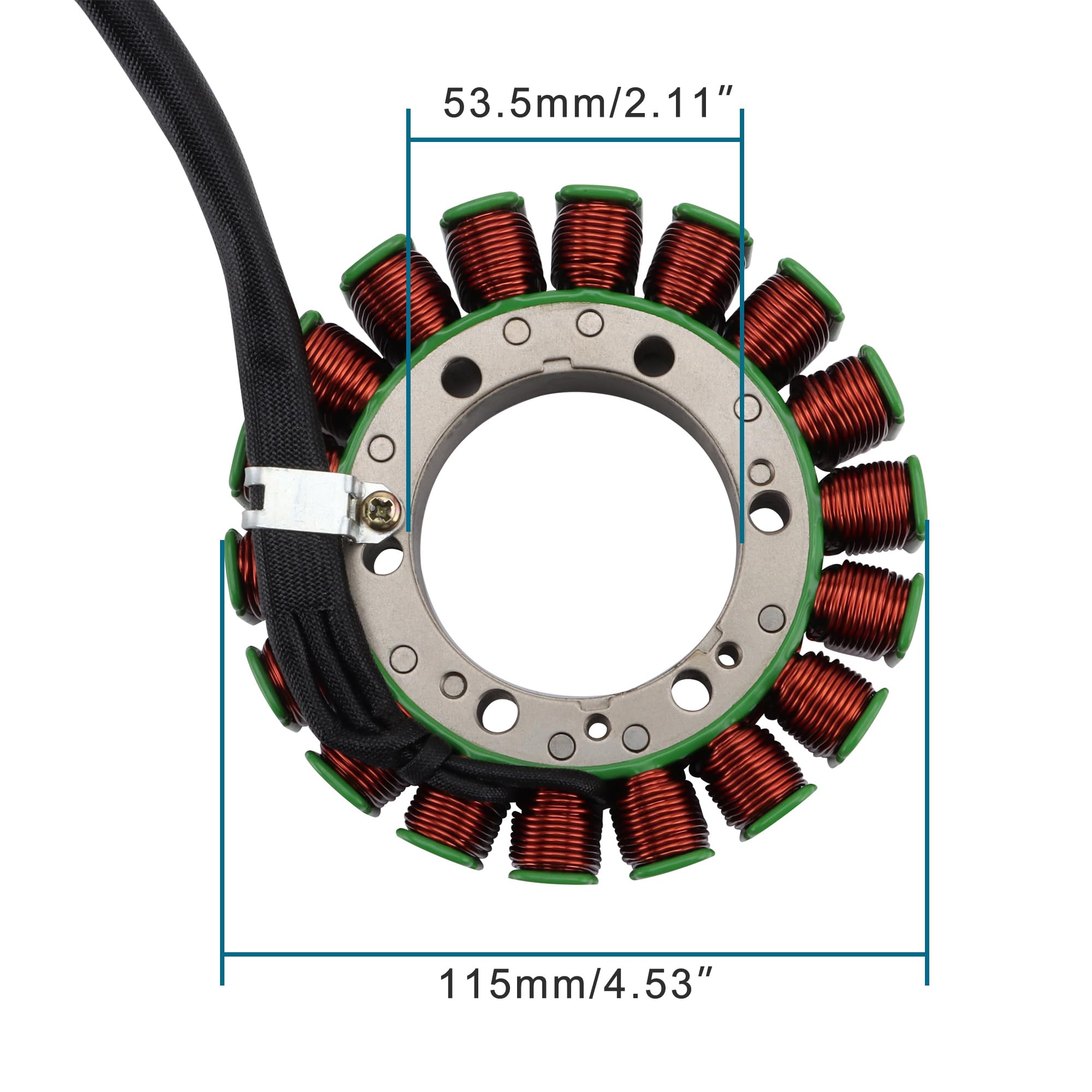GOOFIT 18 Bobina Motocicleta Magneto Estator Bobina Generador de Encendido Accesorios del Motor Reemplazo para 650 750 800 F650GS 2009-2014 F700GS F800R F800S F800GS F800ST F800GT F800 F650 GS ST R