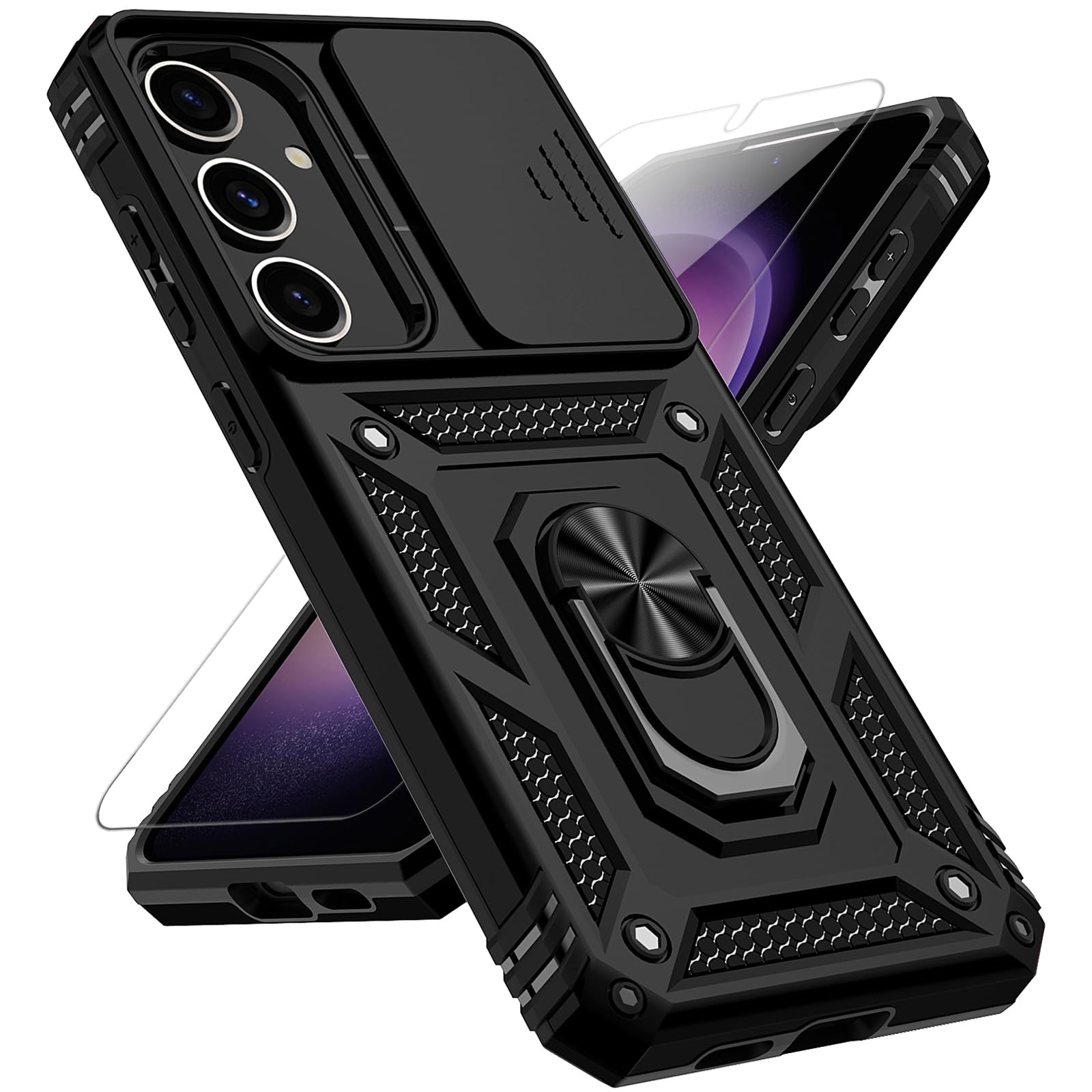 Amazon.com: for Samsung Galaxy S25 Plus Case with Slide Camera