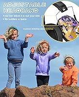Vista 5 de PROHEAR 032 - Protección de oídos para niños, NRR 25dB, orejeras para niños, diadema ajustable, orejeras de seguridad para eventos deportivos