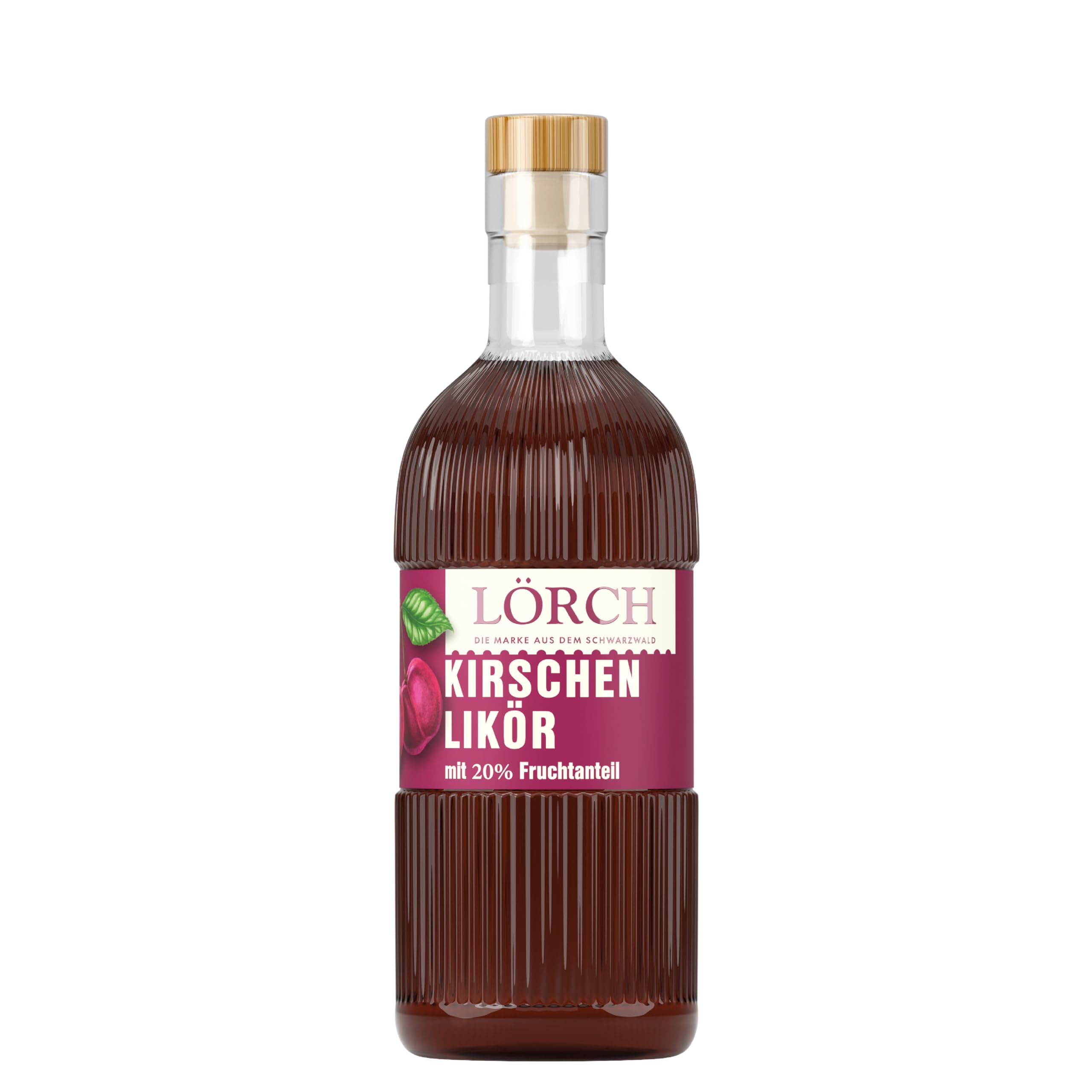 Lörch Kirschlikör aus dem Schwarzwald - der leckere Kirschen Likör mit 20% Fruchtanteil | alc. 20% vol | 1 x 0,5l