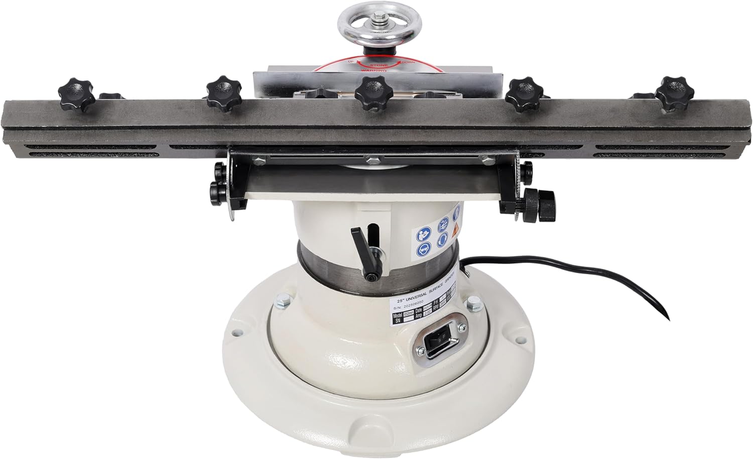 ZenithX Industrial Multi-Function Knife/Cutter Grinder - 1/2HP 110V/60HZ, 25in Max Working Length, 3450rpm, Gray