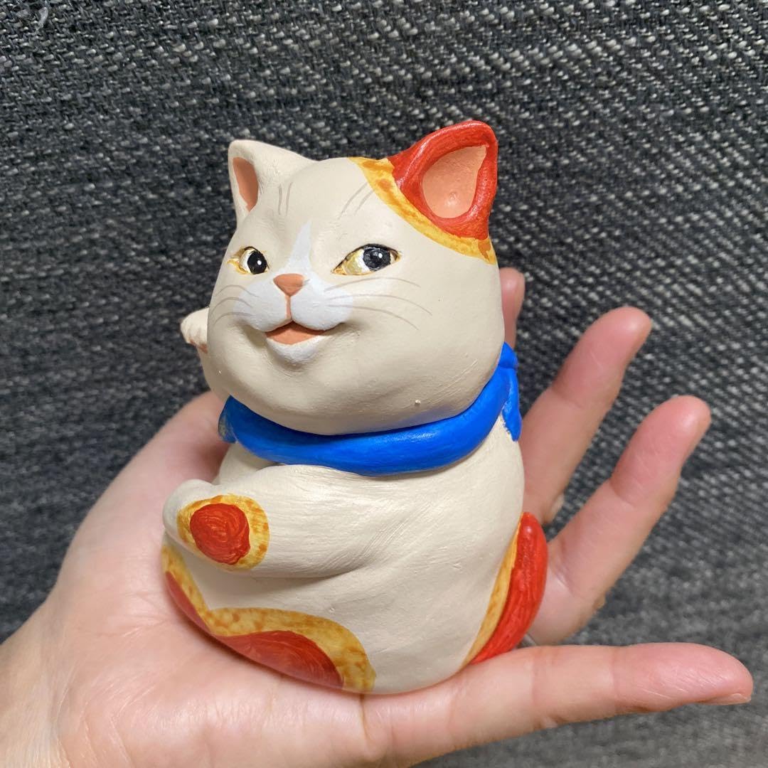 もりわじんさん 招き猫 1点もの