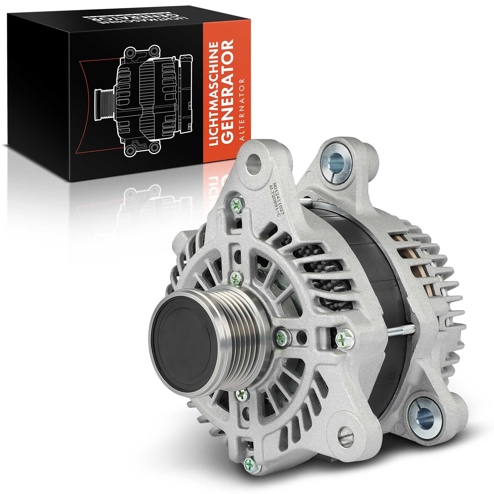 Frankberg Generador alternador de 12 V, 3 Polos, 150 A A002TX3081 | 12 voltios, 3 pines, 150A, A002TX3081; Compatible con: 3 Berlina BM BN, CX-5 Van KE, CX-5 GH KE, 3 BM BN