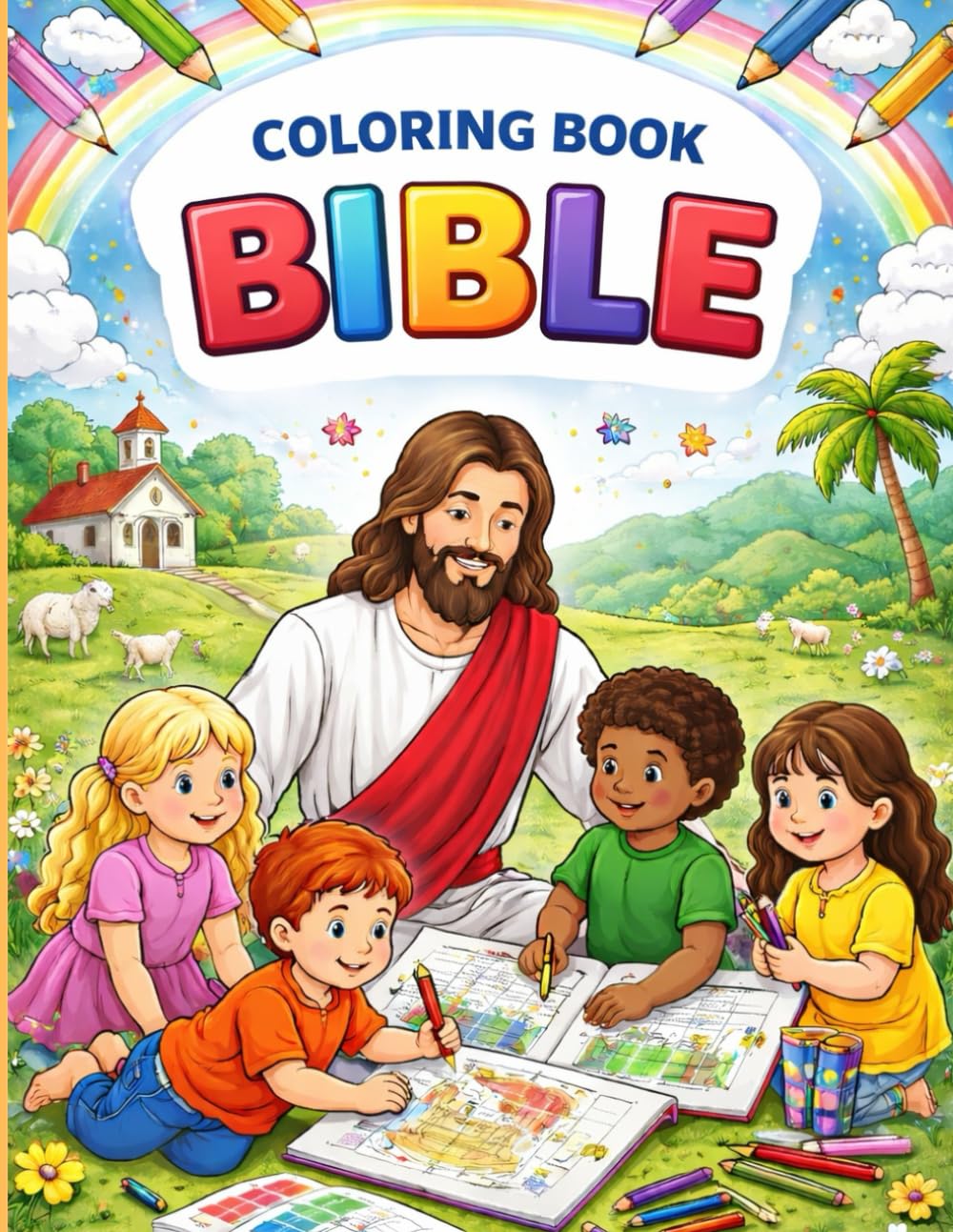 Faith & Colors: A Bible Coloring Book for Kids