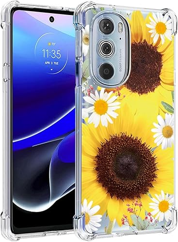 Funda de teléfono para Moto G Stylus 5G 2022, Motorola G Stylus 5G 2022 XT2215DL, delgada, a prueba de golpes, transparente, patrón floral, funda