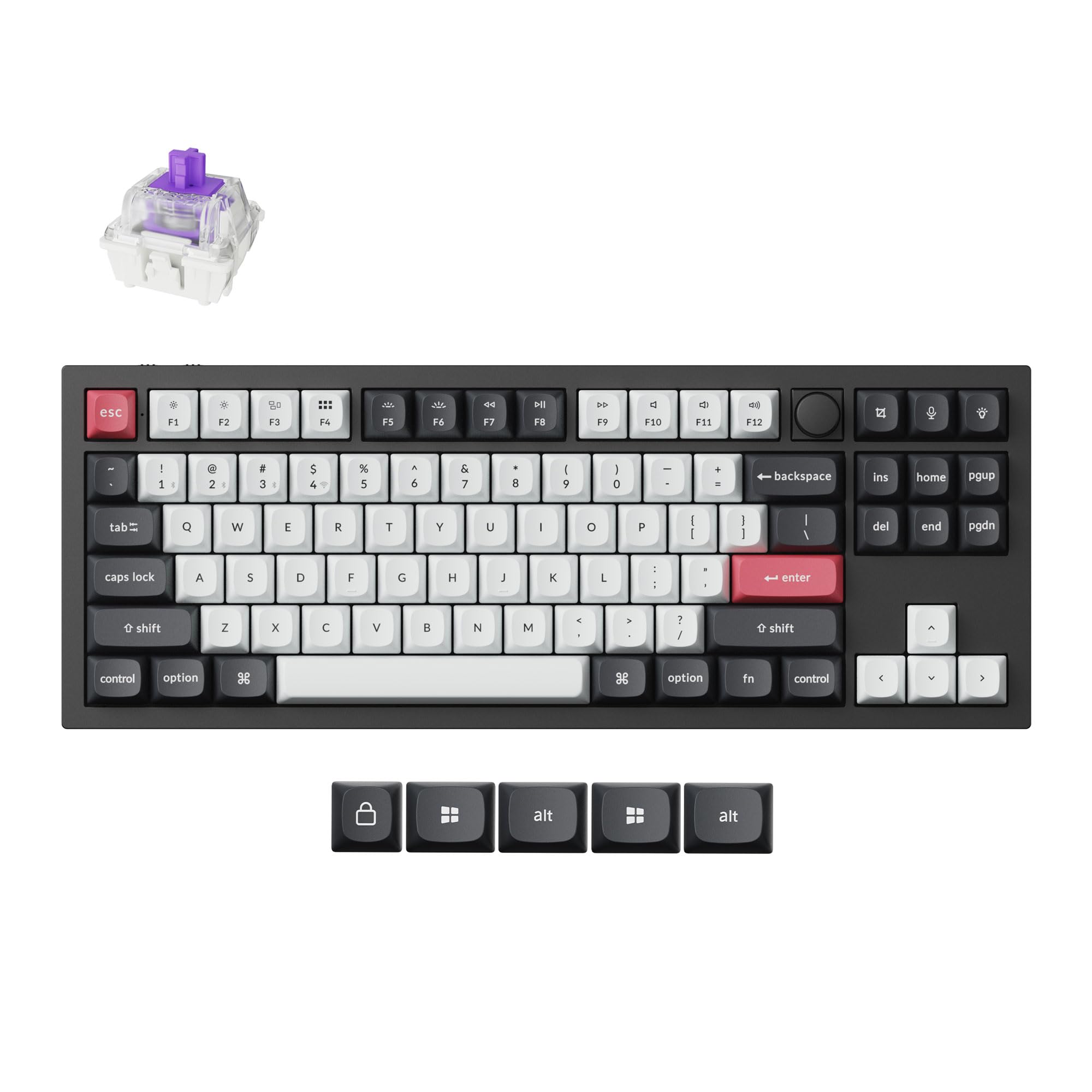Amazon.com: Keychron Q3 HE QMK Wireless Custom Mechanical Keyboard