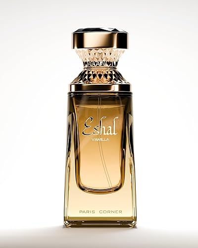 Paris Corner | Eshal Vanilla EDP 3.4 Fl Oz | Perfume for Women | Sweet, Warm, Sensual & Long-Lasting Fragrance | Indulge in Sugary, Vanilla, Musk Notes
