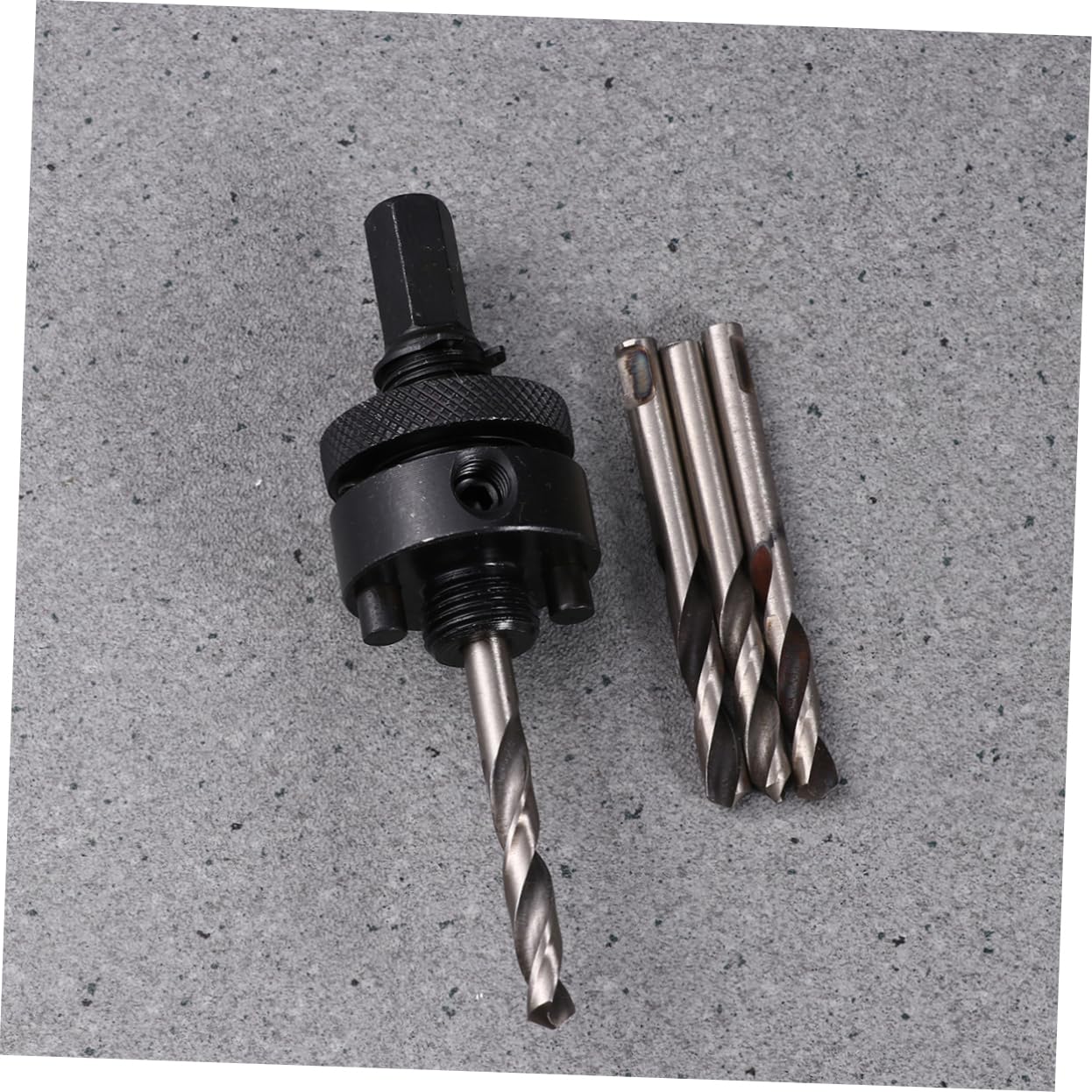 OSALADI 1pc Heavy Duty Handle Hole Arbor Precision Drill Bits Fits for Cutting Metal and Plastics Mandrel for Professional Use