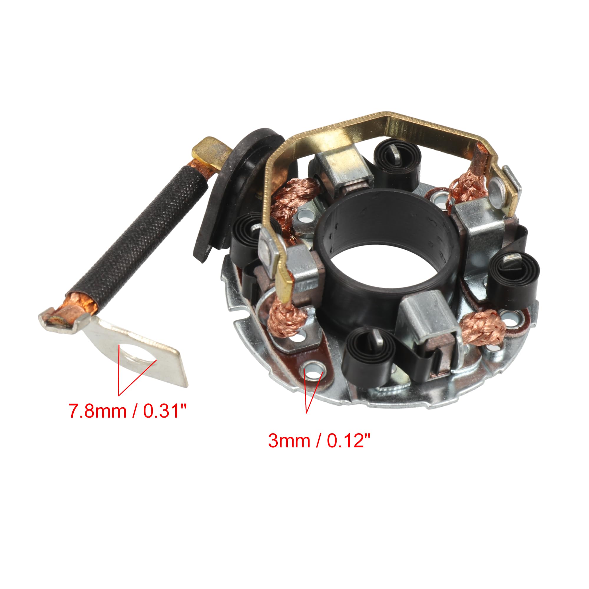 X AUTOHAUX 69-204 Coche Arrancador Cepillo Soporte Ensamblaje Nuevo Arrancador Motor Cepillo