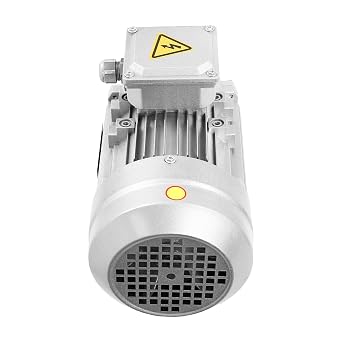3 Set Electric Motor 1.1 KW 1405 rpm Three-Phase Motor Aluminium IP55 380V 28.4 x 15.5 x 19.3 cm Pure Copper Coil for Compressors and Conveyors