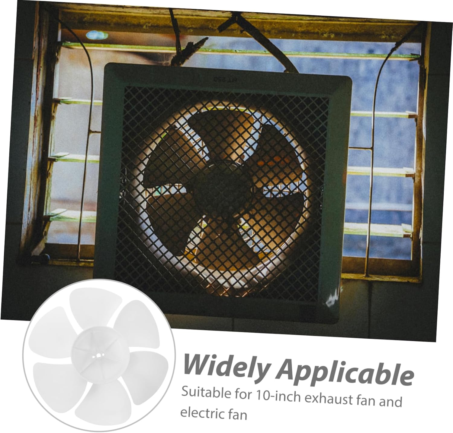 jojofuny 5pcs Replacement Fan for Household Standing and Table Fans Lightweight Six- Design for Low Noise Easy Installation and Cleaning Fits