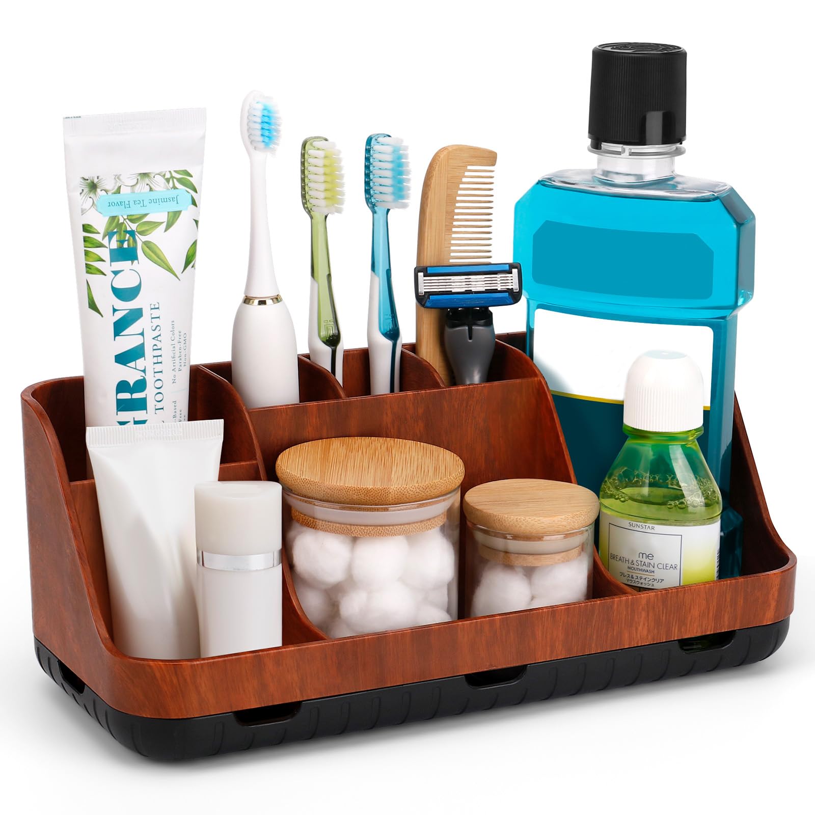 Organisateur de brosse à dents électrique et dentifrice pour enfants pour plateau de bain