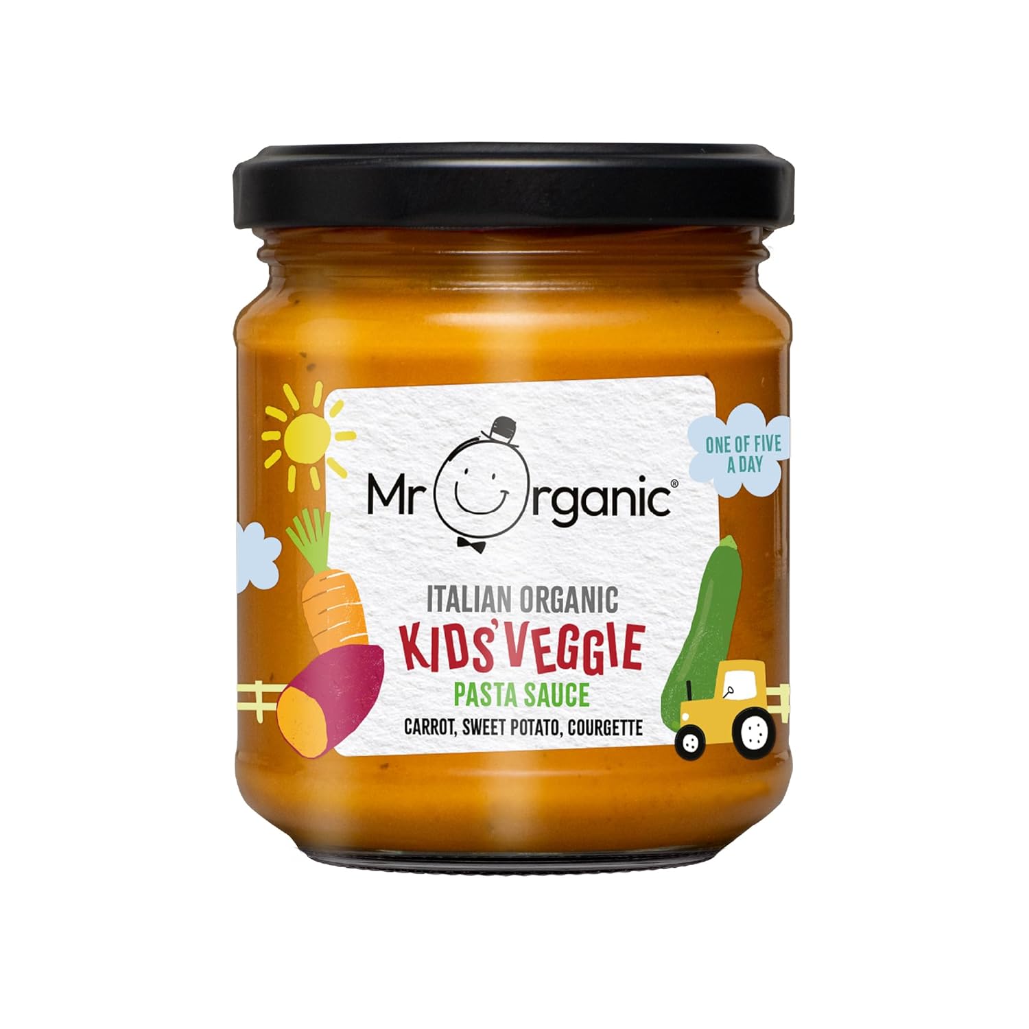 Mr Organic Carrot Sweet Potato Kids Veggie Pasta Sauce 7.05 oz