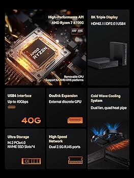 Amazon.com: MINISFORUM MS-A1 Mini Workstation AMD Ryzen 7