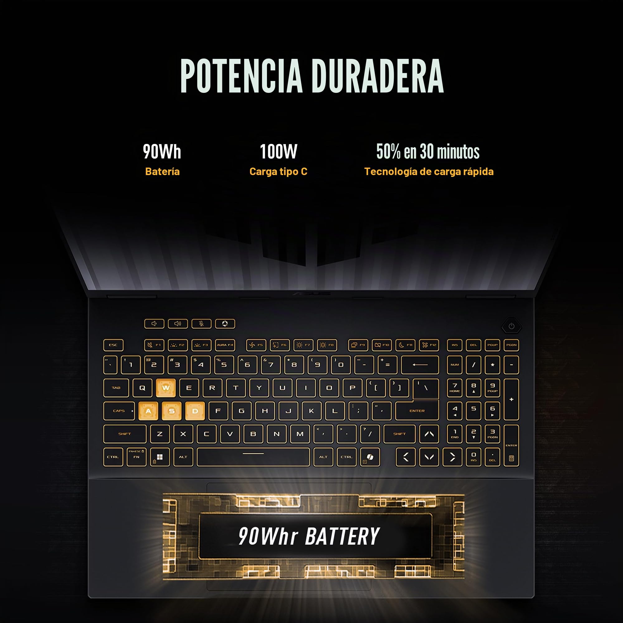 ASUS TUF Gaming TUF/GRAY/16.0 WUXGA non-Touch/I7-14650HX/16GB/NV RTX5050/1TB/WIN11 Home