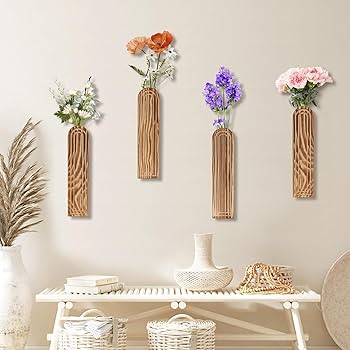 【新品未使用】花瓶　壁掛け 花瓶 花びん 花器 壁掛け 一輪挿し 和風 信楽焼 和陶器掛け花 八