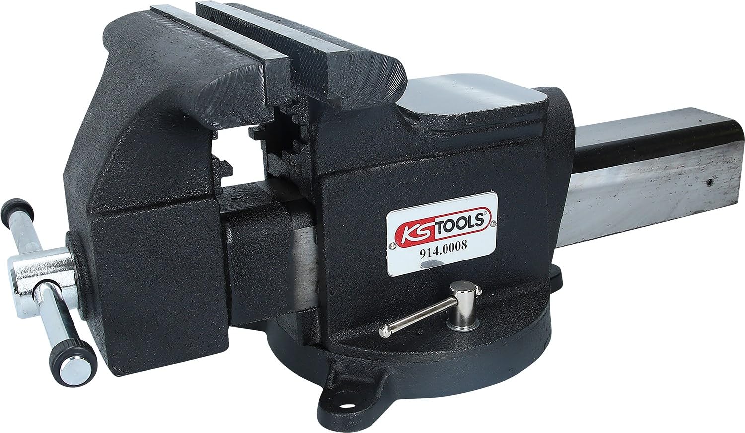 Étau acier 200mm KS TOOLS 4042146056288 pour outillage d'atelier