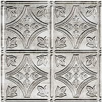 Vista 12 de FASÄDE Panel de techo adhesivo de vinilo decorativo de estilo/patrón tradicional 1 de 2 pies x 4 pies en fantasía de cobre (paquete de 5)