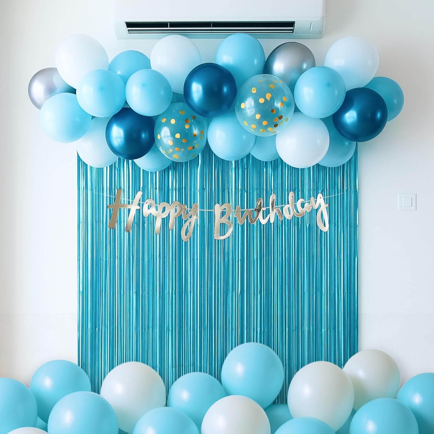 45 items · With Gold cursive HBD banner