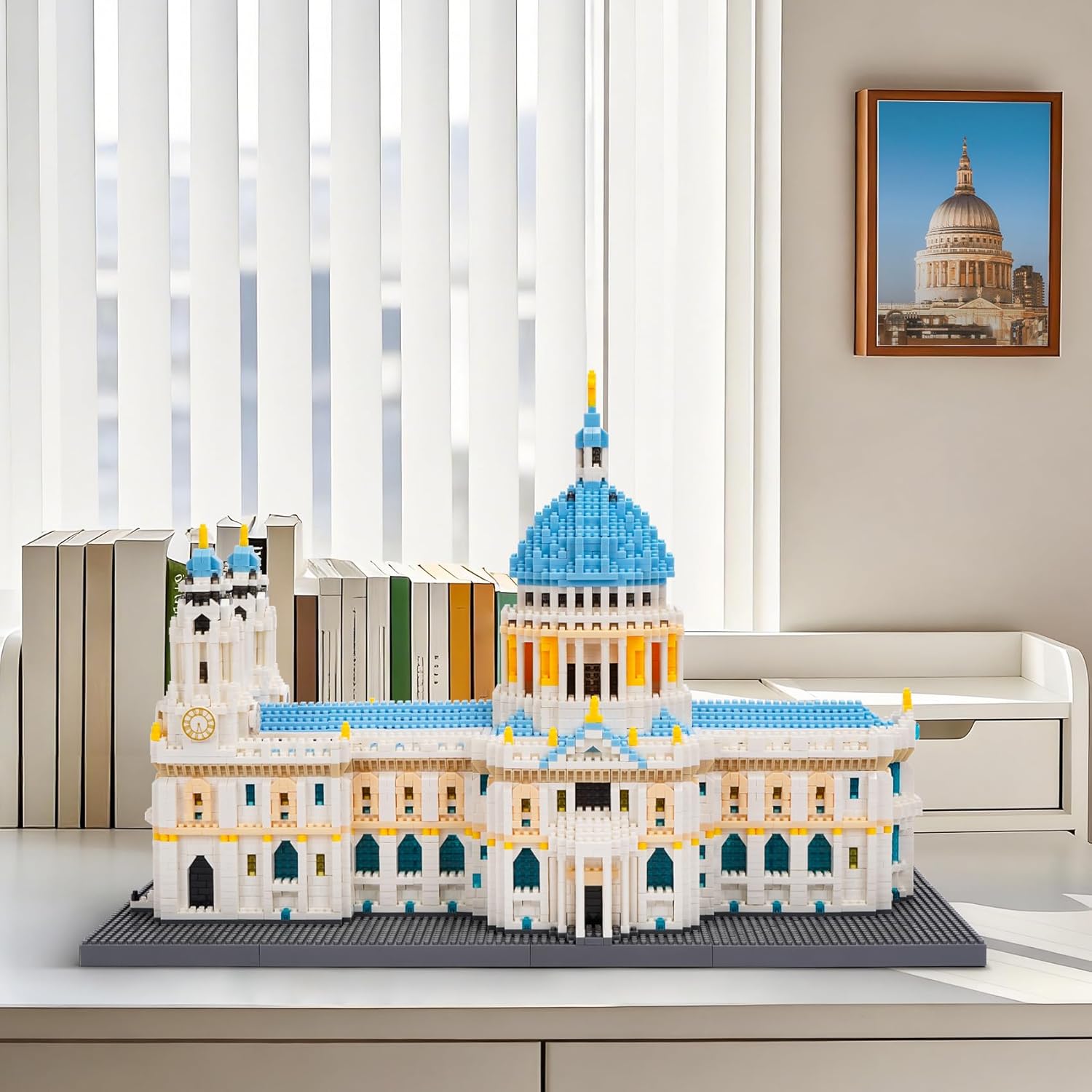 Building Blocks Set, St Paul's Cathedral Model Building Kit 7038 PCS Architecture Collection Micro Mini Blocks