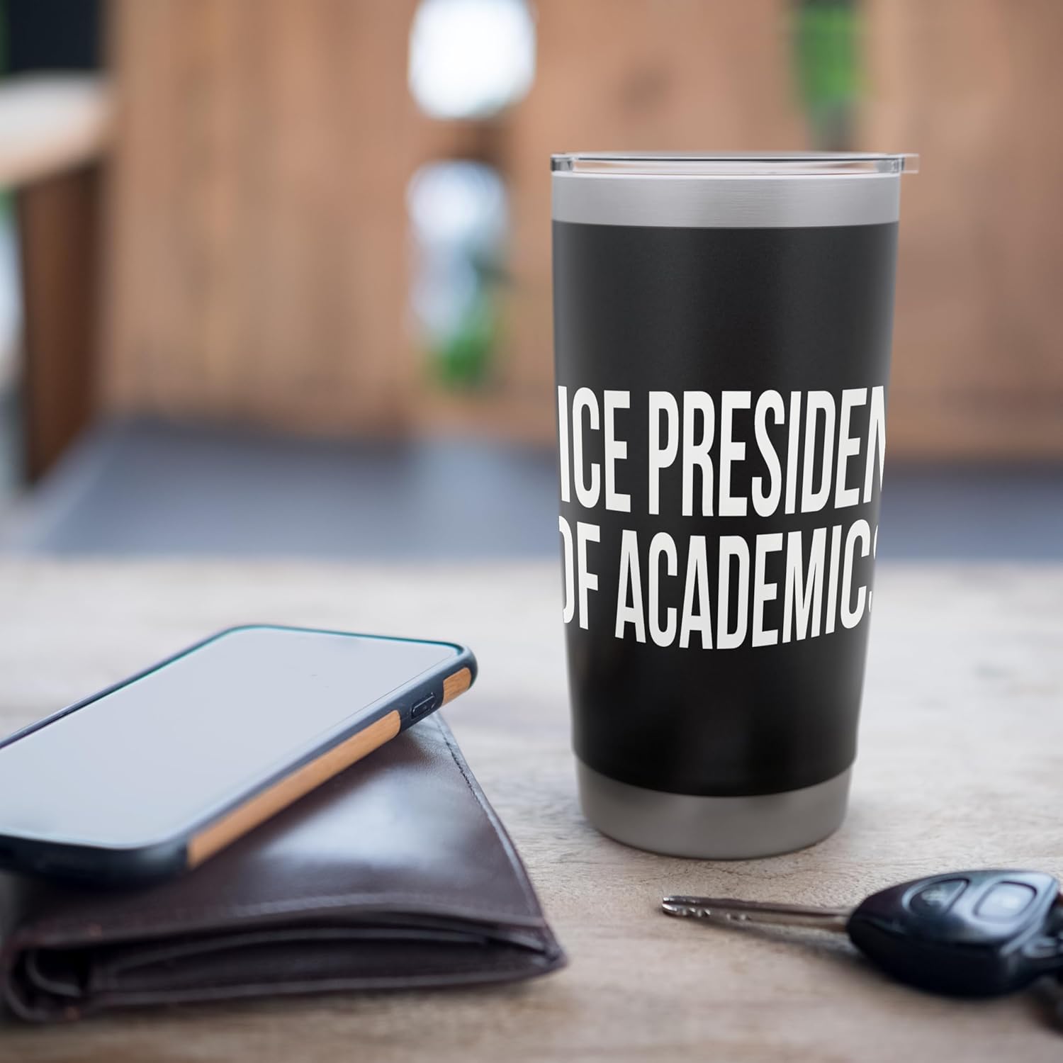 Vice President of Academics Week Appreciation Day Work Stainless Steel Insulated Tumbler - Image 7