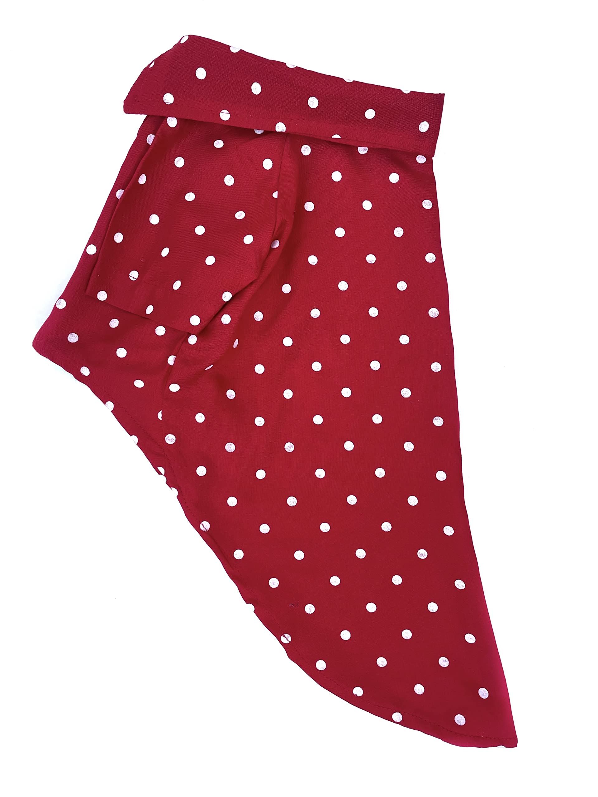 Pets Planet Super Soft Trendy Printed Shirt Dogs Cat Puppy Clothes and Summer Reversible Ultra Comfort Apparel Cotton Breathable Basic Vest Light Weight Thin (4XL, 26 Inch, Redpolkadotshirt) 2