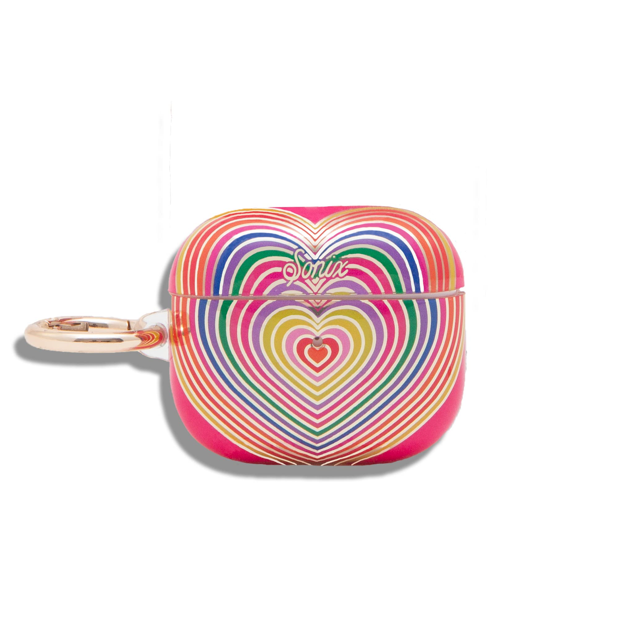 Sonix | Protective Hard Cover Cases for Apple AirPods (3rd Generation) | Rainbow Hearts