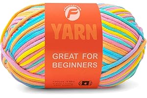 Easy-See Crochet Yarn for Beginners, Premium Quality