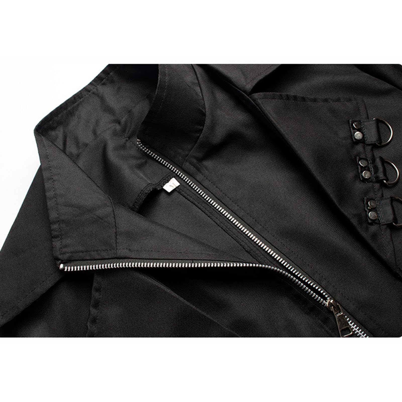 Steampunk Homme Manteau Gothique Homme Veste Cuir Homme Manteau Homme Hiver Chaud Blouson Daim Homme Vestes De Smoking Homme Manteau Gothique Homme 2023 Veste Halloween Cosplay Homme