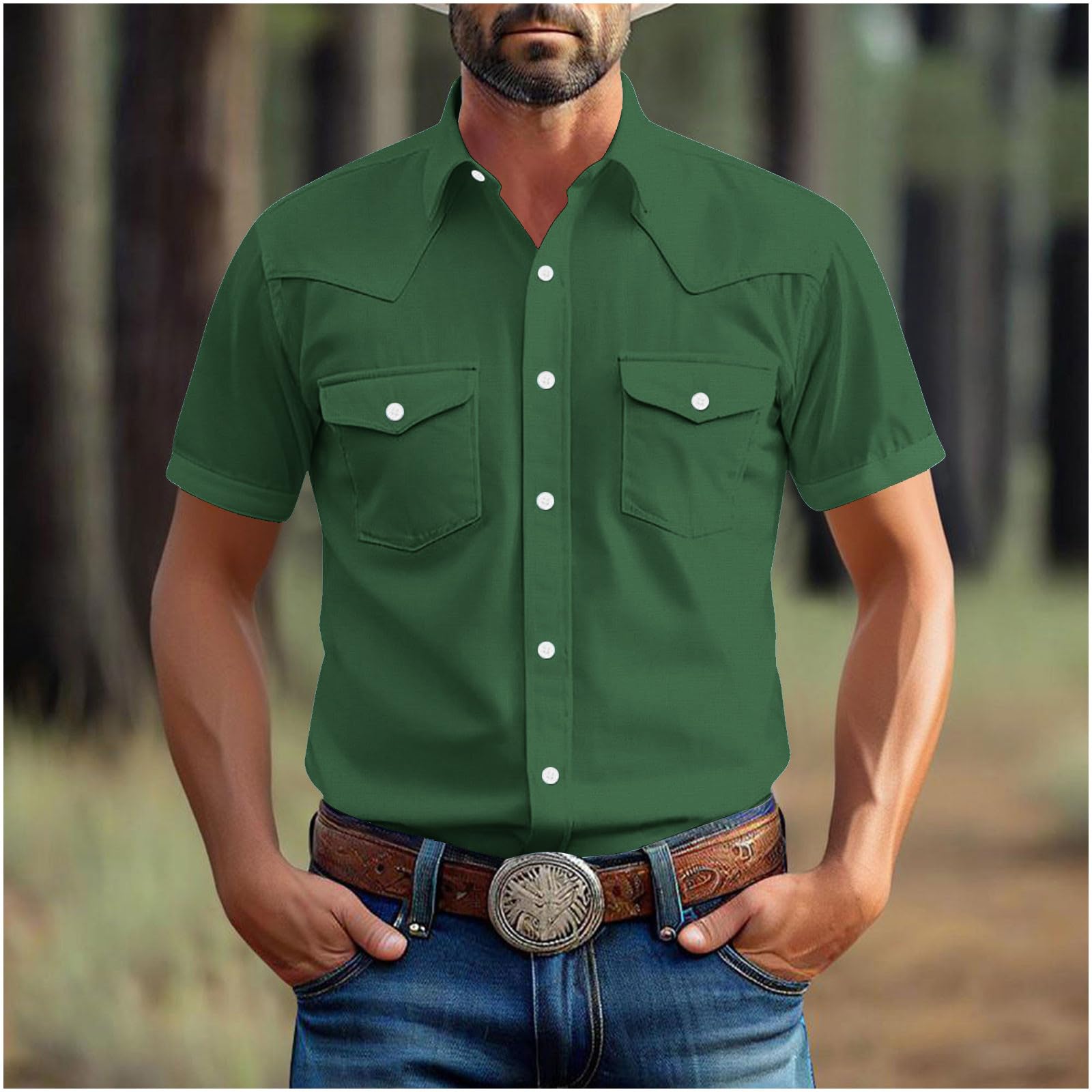 Herren Leinenhemd Umlegekragen Hemd Shirts Business Freizeithemd Sommer Lässig Kurzarm Tops Baumwolle Leinen Standhemd Regular Fit Einfarbig Sommerhemd Leicht Atmungsaktiv Oberteile