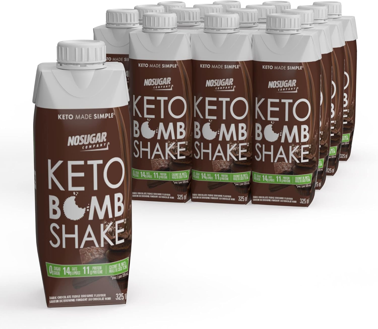 NEW No Sugar Keto Protein Shake, Ready to Drink Keto Protein Drink in
