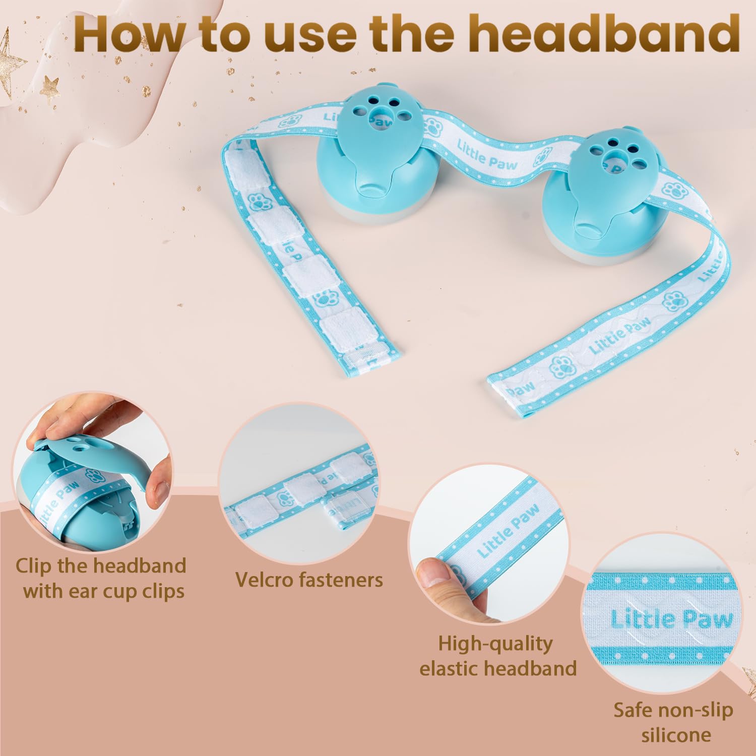 2-in-1 Baby Ear Defender for Babies Toddlers up to 36 Months - CE & UKCA Certified - Noise Reduction Earmuffs Baby Headphones Against Hearing Damage & Improves Sleep