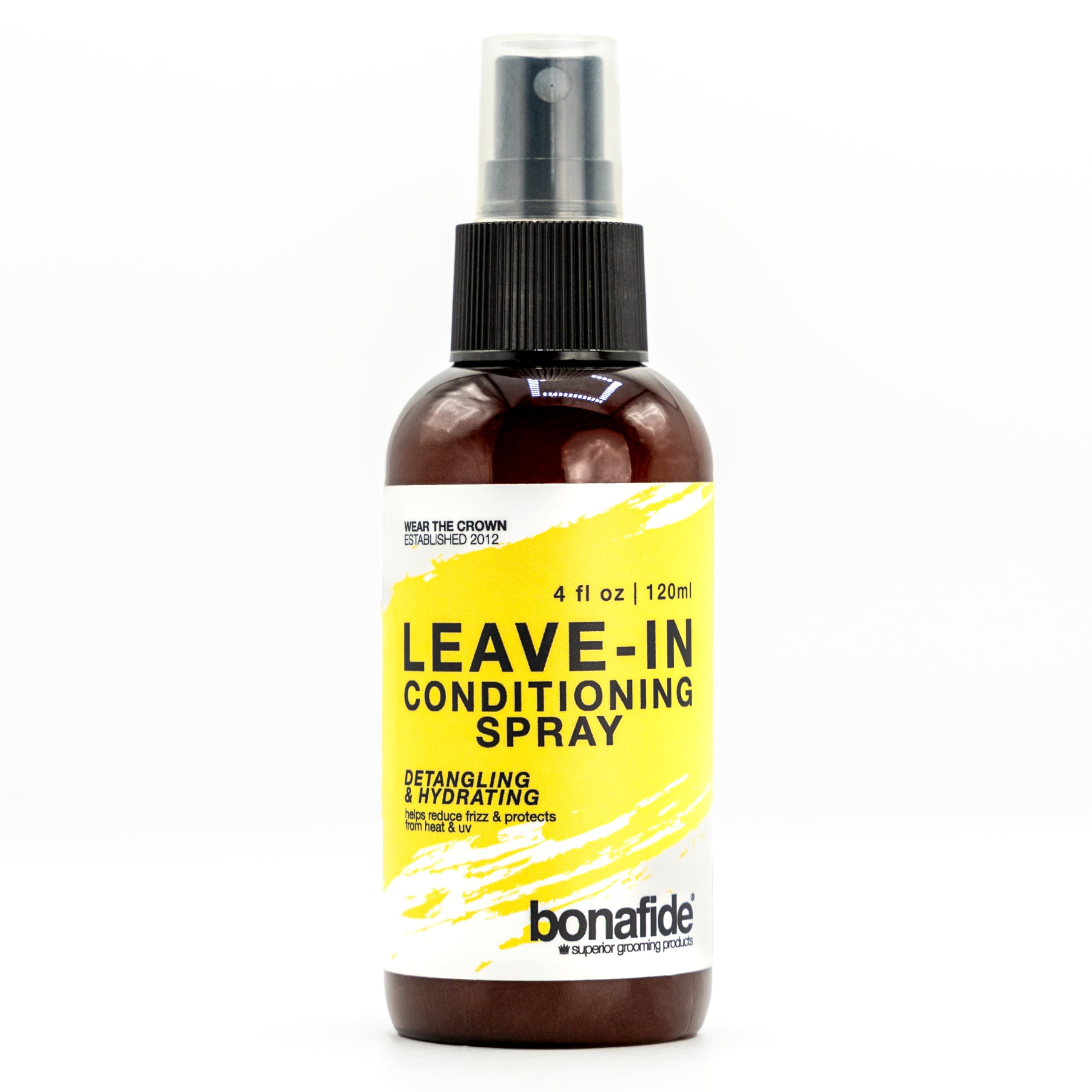Bona Fide Pomade Leave-In Conditioning Spray, 4 oz. | DETANGLING & HYDRATING helps reduce frizz & protects from heat & uv