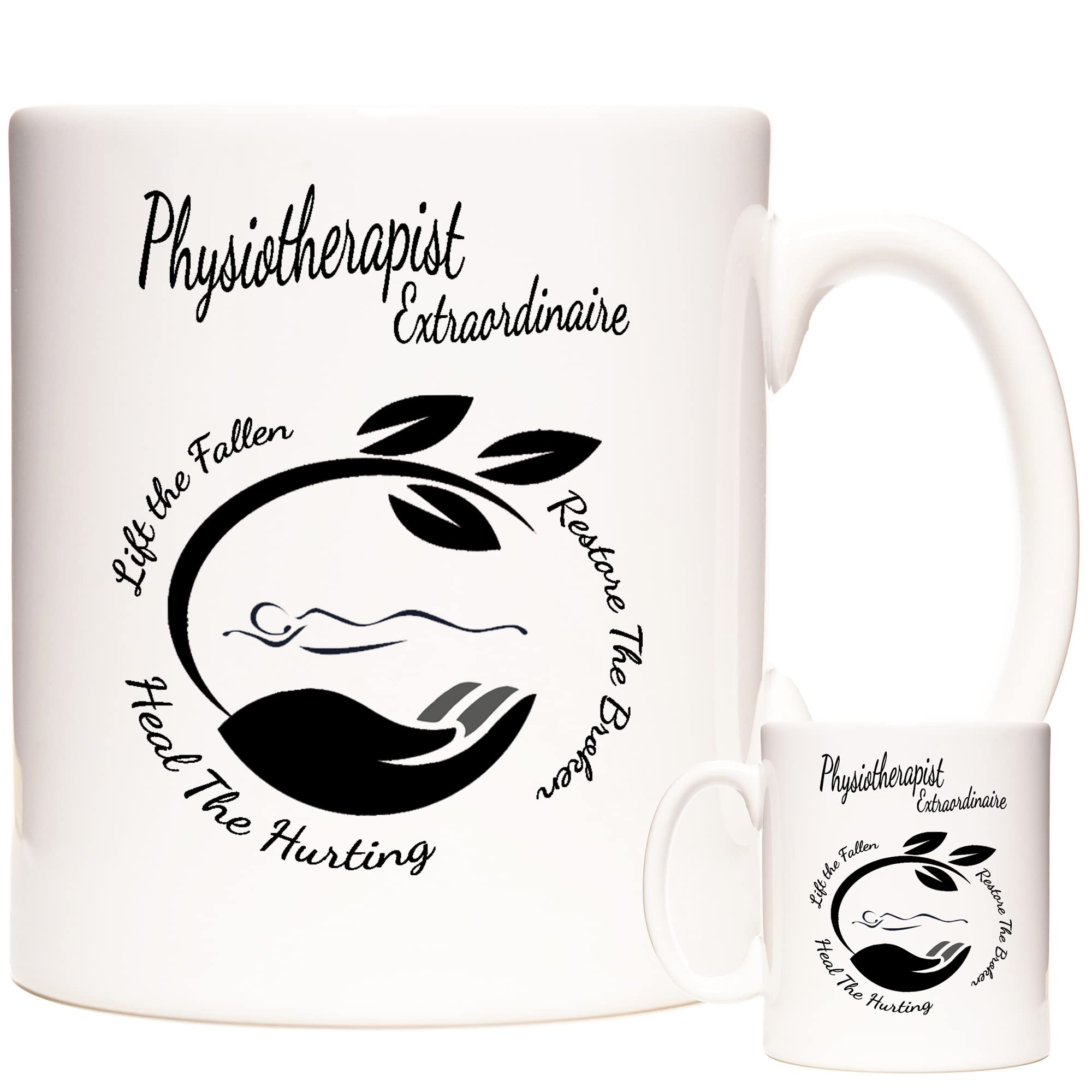 Physiotherapist Gift Mug. Physiotherapist Extraordinaire. Coffee Mug Tea Mug Gift for Physio Therapists, Multicolour